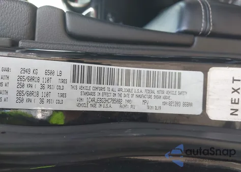 2017 Jeep Grand Cherokee Limited 4X2 from USA, damaged, VIN 1C4RJEBG3HC795082